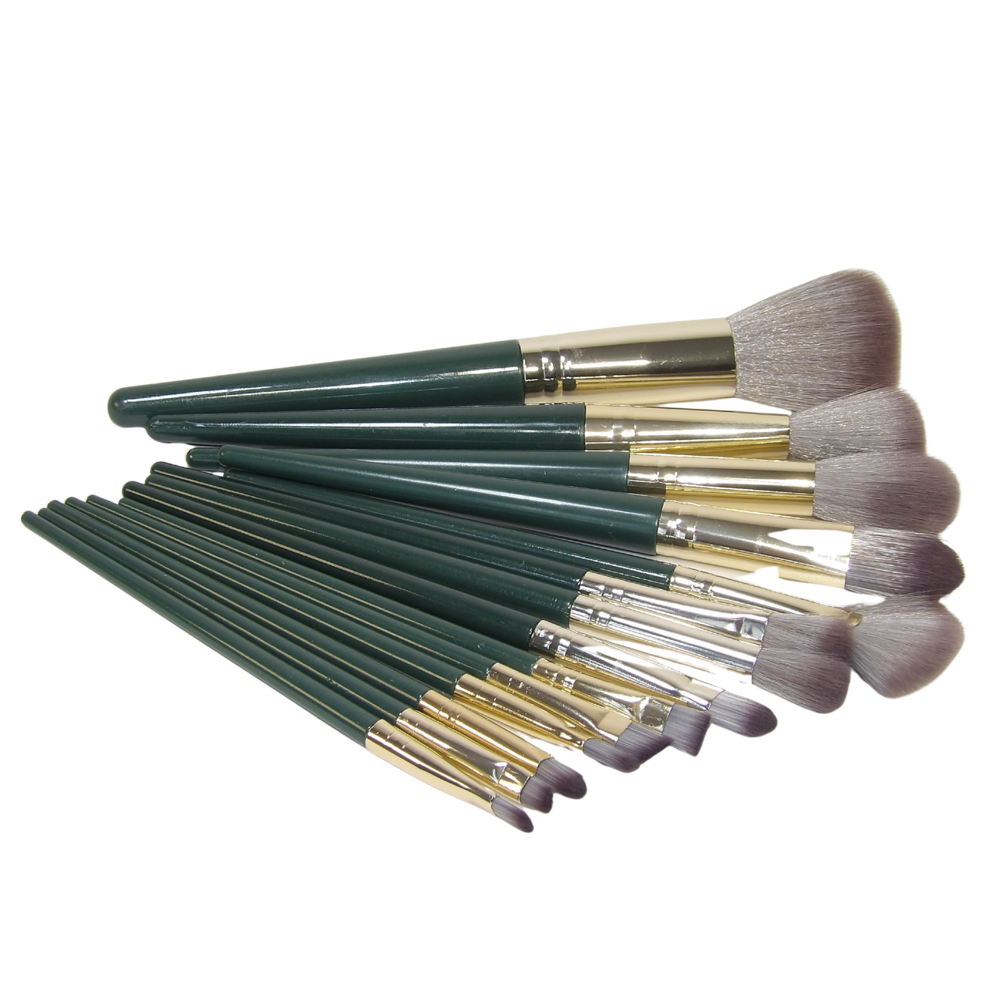 14-Piece Professional Makeup Brush Case Set