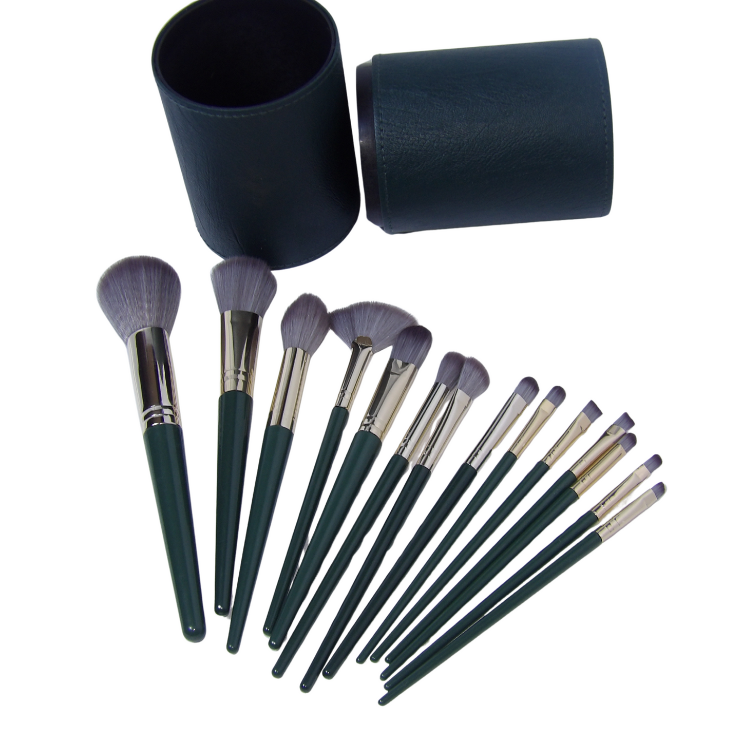 14-Piece Professional Makeup Brush Case Set